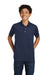 Sport-Tek YST740 Youth UV Micropique Short Sleeve Polo Shirt True Navy Blue 3Q