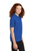 Sport-Tek YST740 Youth UV Micropique Short Sleeve Polo Shirt True Royal Blue Side