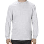 Alstyle Mens Long Sleeve Crewneck T-Shirt - Ash Grey - Closeout