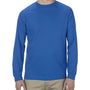 Alstyle Mens Long Sleeve Crewneck T-Shirt - Royal Blue - Closeout