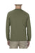 Alstyle AL1304 Mens Long Sleeve Crewneck T-Shirt Military Green Back