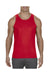 Alstyle AL1307 Mens Tank Top Red Front