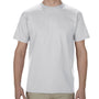 Alstyle Mens Soft Spun Short Sleeve Crewneck T-Shirt - Silver Grey - Closeout