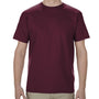 Alstyle Mens Soft Spun Short Sleeve Crewneck T-Shirt - Burgundy - Closeout