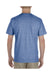Alstyle AL1701 Mens Soft Spun Short Sleeve Crewneck T-Shirt Heather Royal Blue Back