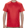 Alstyle Mens Short Sleeve Crewneck T-Shirt - Red - Closeout