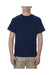 Alstyle AL1901 Mens Short Sleeve Crewneck T-Shirt Navy Blue Front