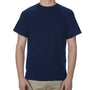 Alstyle Mens Short Sleeve Crewneck T-Shirt - Navy Blue - Closeout