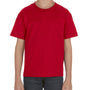 Alstyle Youth Short Sleeve Crewneck T-Shirt - Red - Closeout