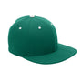 Team 365 Mens Moisture Wicking Stretch Fit Hat - Forest Green/White