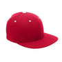 Team 365 Mens Moisture Wicking Stretch Fit Hat - Red/White