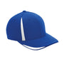 Team 365 Mens Moisture Wicking Stretch Fit Hat - Royal Blue/White