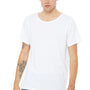 Bella + Canvas Mens Jersey Short Sleeve Crewneck T-Shirt - White - Closeout