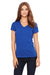 Bella + Canvas B6005 Womens Jersey Short Sleeve V-Neck T-Shirt Royal Blue Front