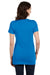 Bella + Canvas B6035 Womens Jersey Short Sleeve Deep V-Neck T-Shirt Neon Blue Back
