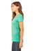 Bella + Canvas B8413 Womens Short Sleeve Crewneck T-Shirt Mint Green Side