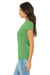 Bella + Canvas B8413 Womens Short Sleeve Crewneck T-Shirt Green Side