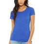 Bella + Canvas Womens Short Sleeve Crewneck T-Shirt - True Royal Blue - Closeout