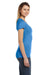 Bella + Canvas B8413 Womens Short Sleeve Crewneck T-Shirt Royal Blue Side