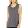 Bella + Canvas Womens Flowy Muscle Tank Top - Storm Grey - Closeout