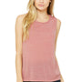 Bella + Canvas Womens Flowy Muscle Tank Top - Mauve Marble - Closeout