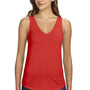 Bella + Canvas Womens Flowy Tank Top - Red - Closeout
