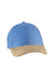 Big Accessories BA555 Mens Adjustable Hat Blue/Tan Front