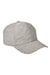 Big Accessories BA614 Mens Summer Prep Adjustable Hat Grey Chambray Front