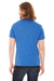 American Apparel BB401 Mens USA Made Short Sleeve Crewneck T-Shirt Heather Lake Blue Back