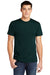 American Apparel BB401W Mens Short Sleeve Crewneck T-Shirt Black Aqua Front