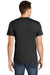 American Apparel BB401W Mens Short Sleeve Crewneck T-Shirt Heather Black Back