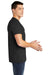 American Apparel BB401W Mens Short Sleeve Crewneck T-Shirt Heather Black Side