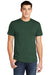 American Apparel BB401W Mens Short Sleeve Crewneck T-Shirt Heather Forest Green Front
