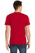American Apparel BB401W Mens Short Sleeve Crewneck T-Shirt Red Back