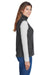 Columbia C1023 Womens Benton Springs Full Zip Fleece Vest Charcoal Grey Side