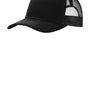 Port Authority Mens Adjustable Trucker Hat - Black