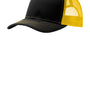 Port Authority Mens Adjustable Trucker Hat - Black/Gold