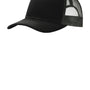 Port Authority Mens Adjustable Trucker Hat - Black/Steel Grey