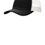 Port Authority Mens Adjustable Trucker Hat - Black/White