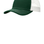 Port Authority Mens Adjustable Trucker Hat - Dark Green/White