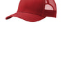 Port Authority Mens Adjustable Trucker Hat - Flame Red