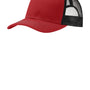 Port Authority Mens Adjustable Trucker Hat - Flame Red/Black