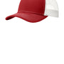 Port Authority Mens Adjustable Trucker Hat - Flame Red/White