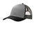 Port Authority C112 Mens Adjustable Trucker Hat Gusty Grey/Black/Steel Grey Front