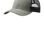 Port Authority Mens Adjustable Trucker Hat - Heather Grey/Black