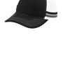 Port Authority Mens Adjustable Trucker Hat - Black/Steel Grey/White