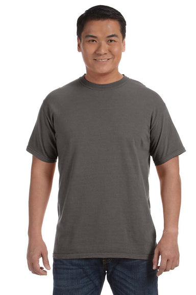 Comfort Colors C1717 Mens Short Sleeve Crewneck T-Shirt Pepper Grey Front