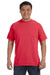Comfort Colors C1717 Mens Short Sleeve Crewneck T-Shirt Paprika Red Front