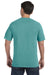 Comfort Colors C1717 Mens Short Sleeve Crewneck T-Shirt Seafoam Green Back