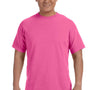 Comfort Colors Mens Short Sleeve Crewneck T-Shirt - Neon Pink